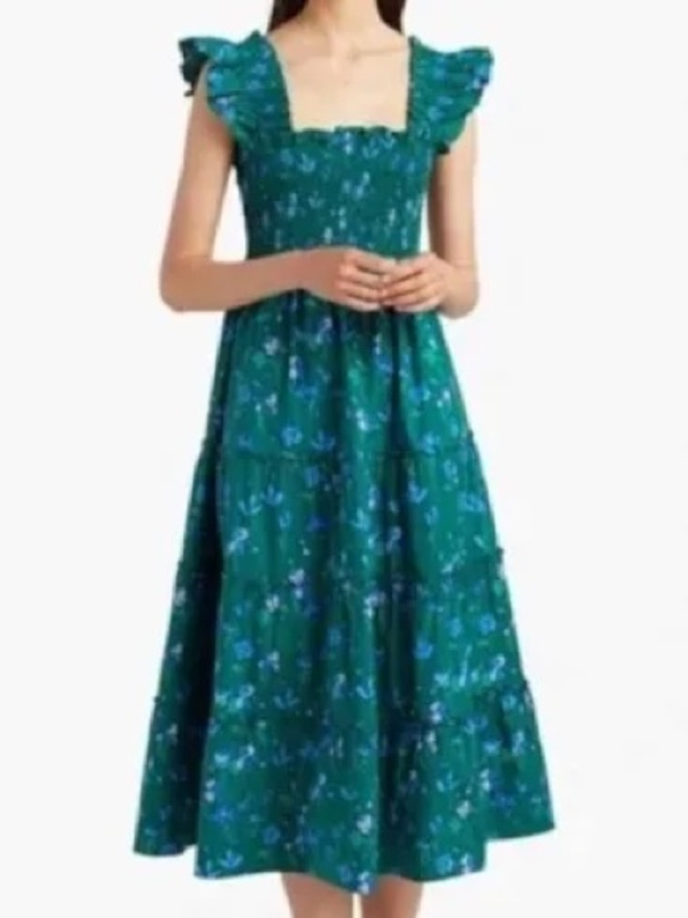 Hill House Emerald Space Ellie Nap Dress - NWOT